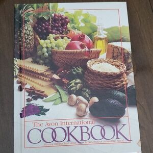 Avon Cookbook with Red and Green Accents